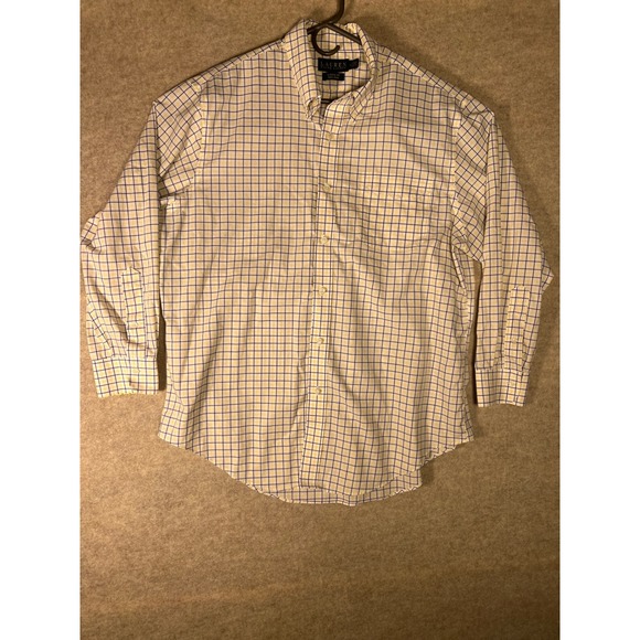 Lauren Ralph Lauren Mens Classic Fit Non Iron Plaid Button Down Shirt 17 32/33 - Picture 3 of 9